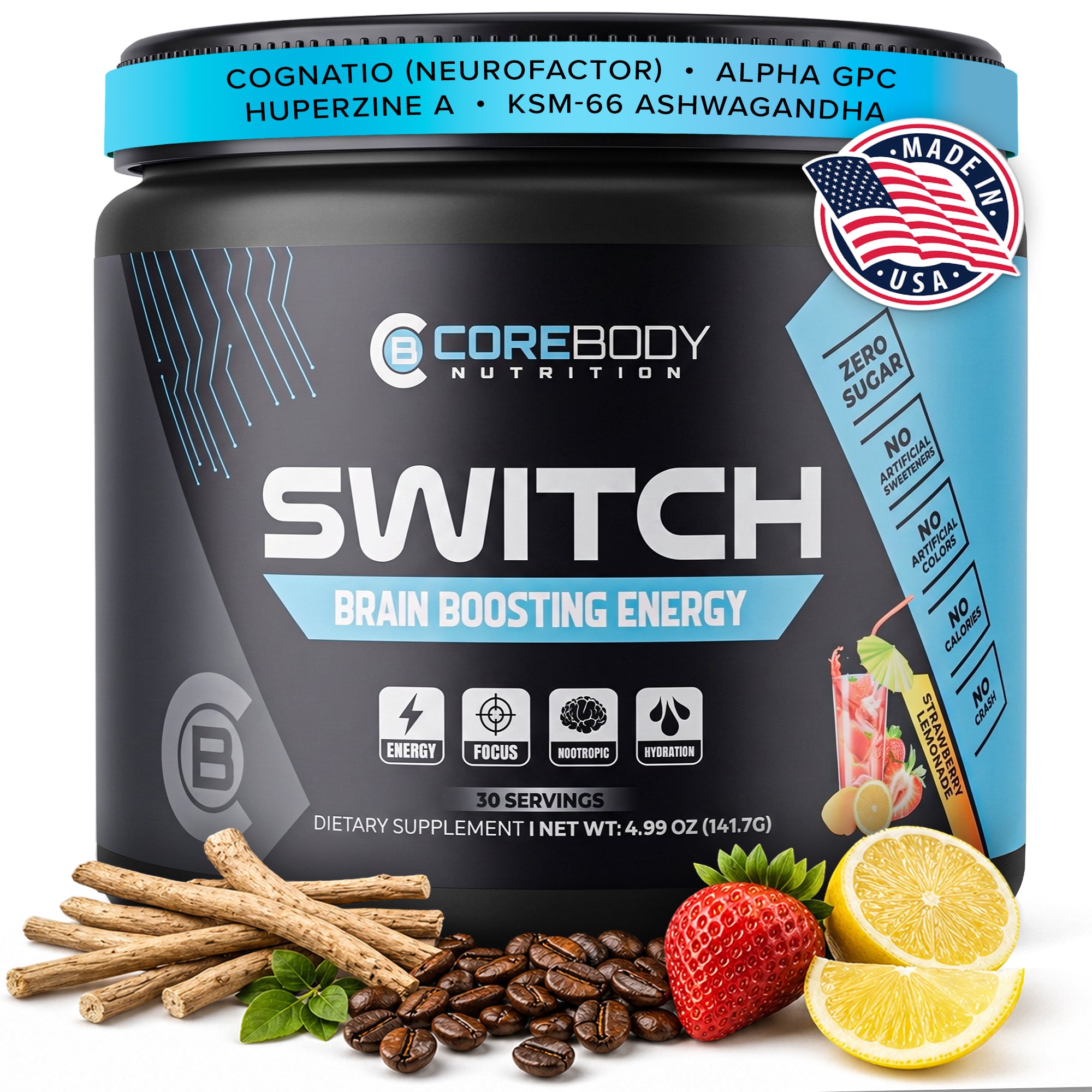 Switch Brain Boosting Energy – CoreBodyNutrition